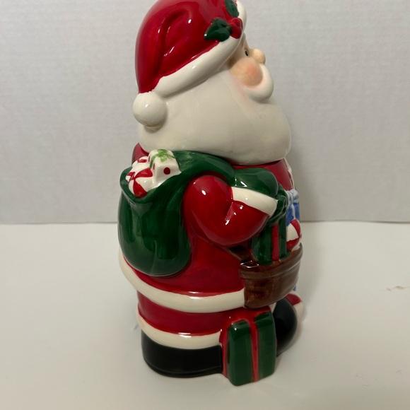 Ceramic Santa Cookie Jar With Box - Picture 4 of 12